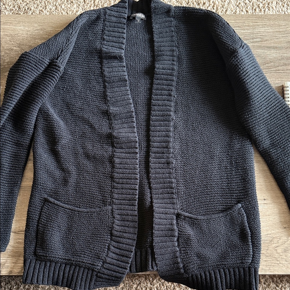 Express Classic Black Cardigan - Picture 4 of 4
